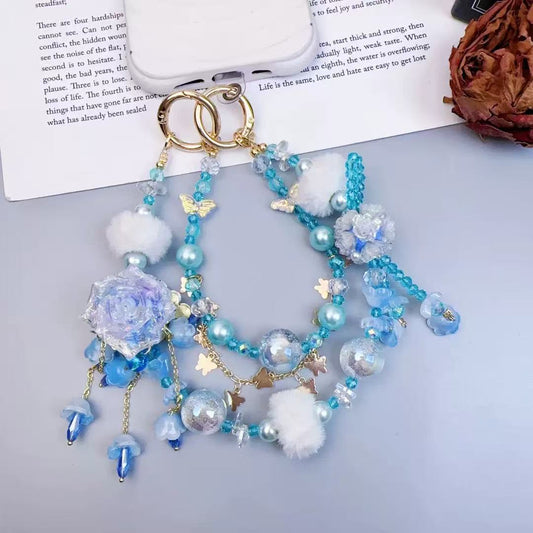 【開封】ファッションレジン製 スマートフォン・バッグ用ストラップ